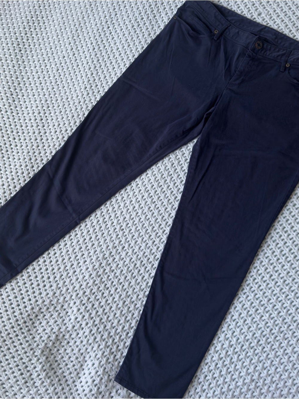 Lilly Pulitzer navy pants size 16/18 stretch zipper button front